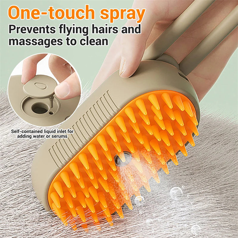 3 in 1 Steam Grooming Brush